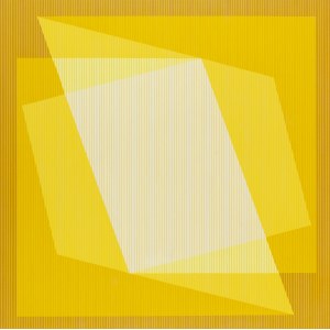 Julian Stańczak (1928 Borownica - 2017 Seven Hills, Ohio), Sharing in Yellow, 1970