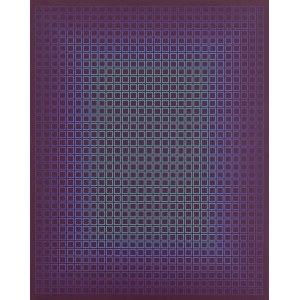 Julian Stanczak (1928 Borownica - 2017 Seven Hills, Ohio), Diminishing Light IV, 1981