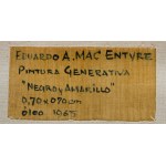 Eduardo MacEntyre (nar. 1929), Negro y Amarillo z cyklu Pintura generativa, 1965