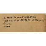 Anna Huskowska-Młynarska (1922-1989 ), Světlo v červeném prostoru I, 1969