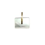 Pendant in gold (18k) and mother of pearl