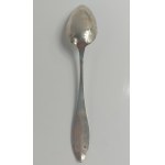Spoon, 750 silver (12-gauge), Warsaw, goldsmith Samuel Gotthhelf Schmidt, ca. 1793-1827
