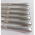 Set of 3 forks and 3 knives, Vienna, Austria-Hungary, 19th century.