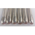Set of 3 forks and 3 knives, Vienna, Austria-Hungary, 19th century.