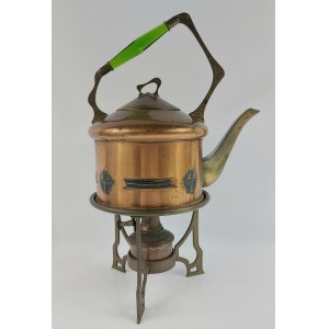 Kupferkessel mit Heizung, Jugendstil