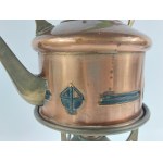 Kupferkessel mit Heizung, Jugendstil