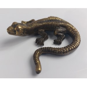 Figurka ještěrky, bronz, Bergmann?, Vídeň?