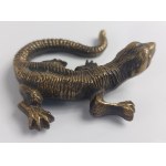 Figurka ještěrky, bronz, Bergmann?, Vídeň?