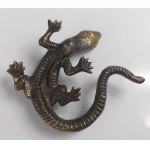 Figurka ještěrky, bronz, Bergmann?, Vídeň?