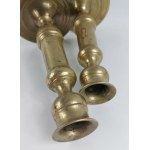 Pair of candlesticks, bronze, 19th/20th century.