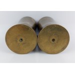 Pair of candle holders, brass, Daniurp Design, Denmark