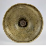 Candle holder, brass, 19th century.