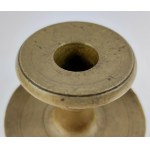 Candle holder, brass, 19th century.