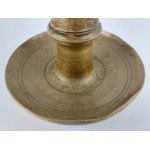Candle holder, brass, 19th century.