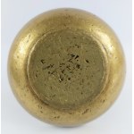 Candle holder, brass, 19th century.