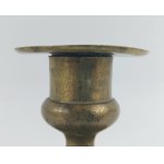 Traveling candlestick, brass, 19th century.