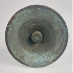 Traveling candlestick, bronze, 19th century.