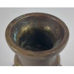 Traveling candlestick, brass, 19th century.
