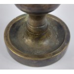 Traveling candlestick, brass, 19th century.