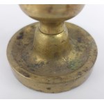 Traveling candlestick, brass, 19th century.