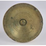 Traveling candlestick, brass, 19th century.