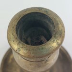 Traveling candlestick, brass, 19th century.