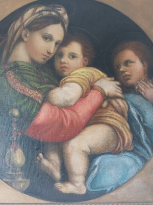 Tondo wg Rafaela Santi, 2. poł. XIX w.