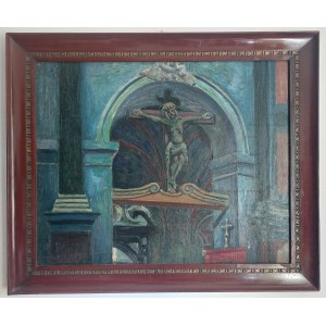 Antoni Chrzanowski, Interior of the Church, first half of the 20th century.