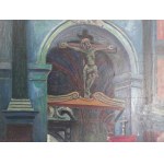 Antoni Chrzanowski, Interior of the Church, first half of the 20th century.