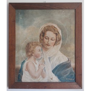 Ed. Brune, Matka Boska z Dzieciątkiem, 1946 r.