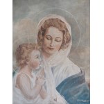 Ed. Brune, Matka Boska z Dzieciątkiem, 1946 r.