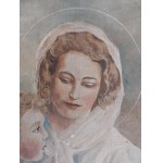Ed. Brune, Matka Boska z Dzieciątkiem, 1946 r.