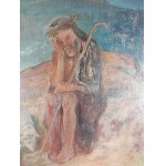 Edmund Czarnecki (1906-1990), Schmerzhafter Christus mit Schafen, 1946.
