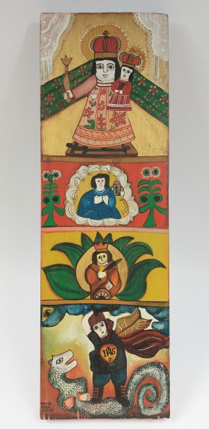 Marian Kozera, Matka Boska Turska, obraz na drewnie, 1973 r.