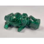 Statuetta di ippopotamo su base