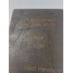 Plakietka/Medal, Mannheim, 1929 r.