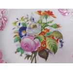 Decorative flower platter with openwork