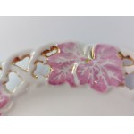 Decorative flower platter with openwork