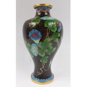 Vase, Brass and Enamel