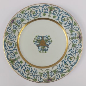 Decorative plate, Karl Spunde, Riga, 19th/20th century?