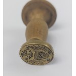 Stamp piston with the Jastrzębiec coat of arms