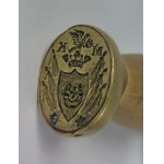 Stamp piston with the Jastrzębiec coat of arms