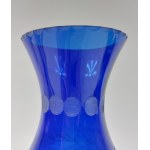 Vase in cobalt