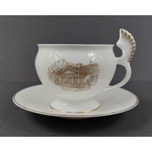 Cup with saucer, Ćmielów, Manor House in Lusławice