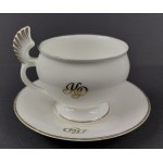 Cup with saucer, Ćmielów, Manor House in Lusławice