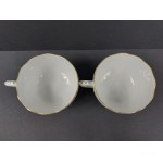 Set of 2 cups with saucers, Herend, Hungary