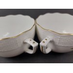 Set of 2 cups with saucers, Herend, Hungary