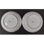 Set of 2 cups with saucers, Herend, Hungary