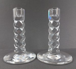 Pair of candlesticks, Orrefors