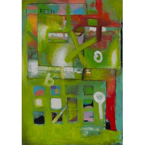 Piotr Gola, Green abstract no.1, 2018